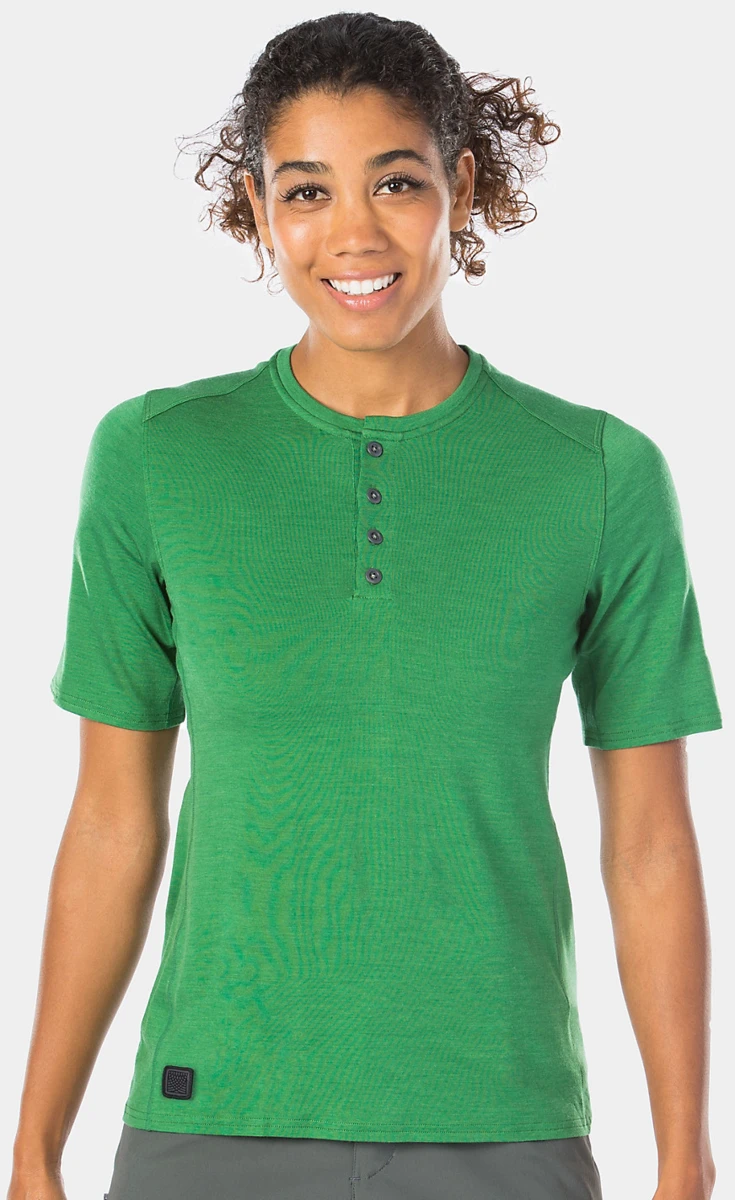 Bontrager Adventure Women's Wool Blend Cycling Henley 2 Bontrager Adventure Women's Wool Blend Cycling Henley - Image 2